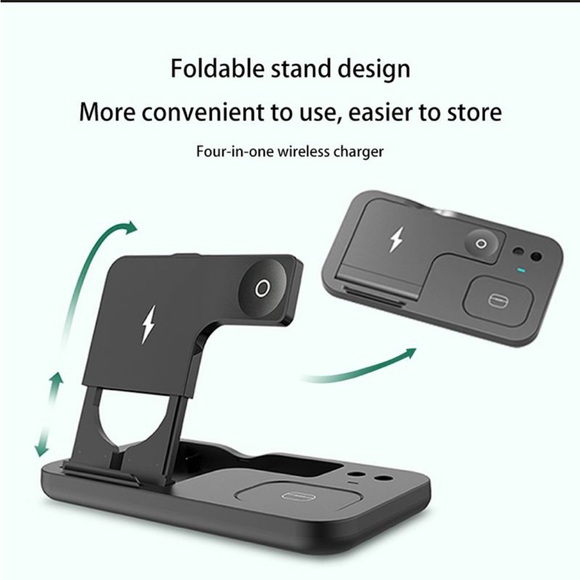 Quality 4 in 1 15W Smart Portable Wireless Charger - Picture 3 of 3